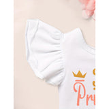 3PCS Newborn Baby Girl Outfit 👶 Romper + Tutu Skirt + Headband Set 🎀