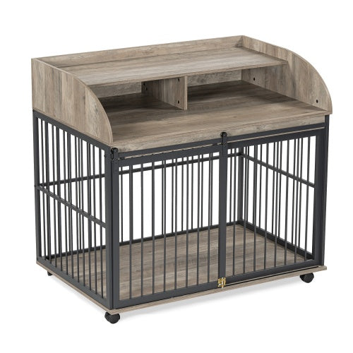 Wooden Kennel – Durable Outdoor Dog House with Weather-Resistant Roof, Raised Base & Ventilation for Medium & Large Dogs