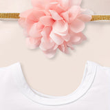 Newborn Baby Girl Outfit Set – Letter Print Romper, Tutu Skirt & Matching Headband | Coming Home Clothes