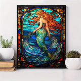 5‑Piece 5DDIY Full Round Diamond Painting Kit – Water-Themed Acrylic Diamonds on Durable Polyester Cotton Canvas, Vivid Mosaic Art