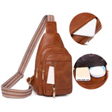 Women’s Large Crossbody Handbag – Multi-Layered PU Leather Shoulder & Messenger Bag