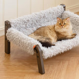 Mewoofun Elevated Pet Bed – Raised Cat & Small Dog Couch with Washable Cover, Non-Slip Base & 44 lbs Support