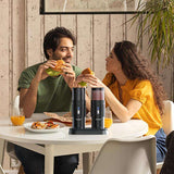 Electric Salt and Pepper Grinder Set – USB Rechargeable, Adjustable Ceramic Mills - PulinGO