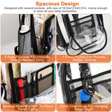 Large Transparent School Bag – Clear Backpack for School, Stadium, Travel & Events