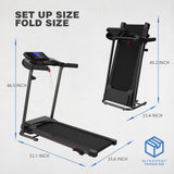 Foldable Electric Treadmill with Tilt | Compact Jogging & Walking Machine for Home & Office 🏃‍♂️🔥