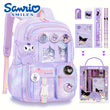 Sanrio Kuromi Multi™ Bag Set – Shoulder Bag & Backpack with Plush Pendant, 6 Badges & Stationery Set – Ultra-Light Travel Essentials