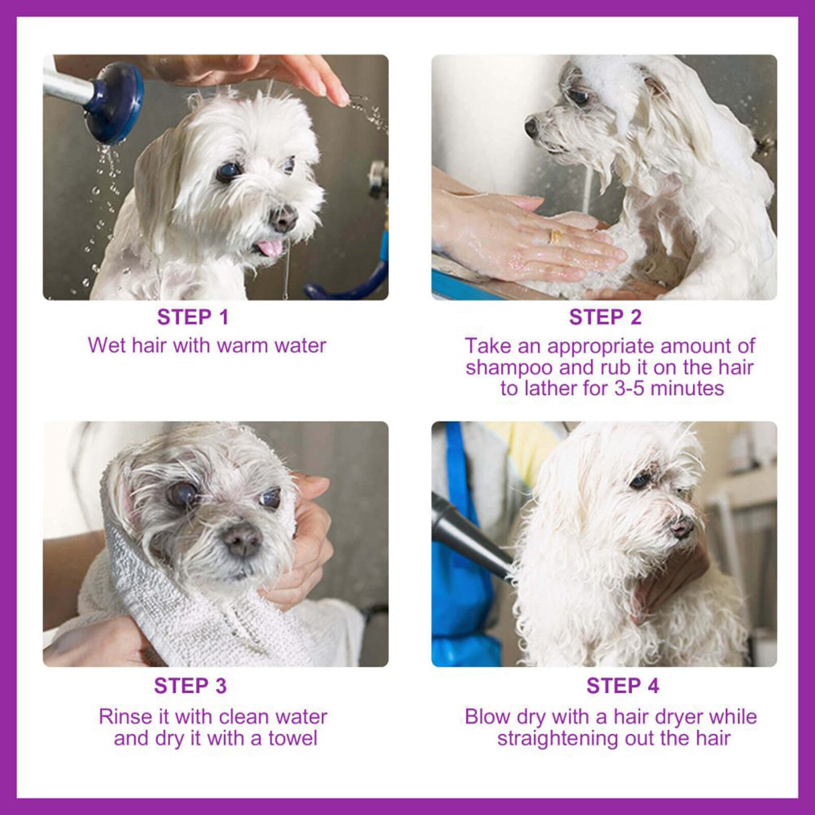 Soothing Pet Bath Shampoo – Anti-Itch Formula for Smooth, Shiny Fur Without Tangles