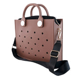 Waterproof EVA Tote Bag 👜 Women’s Handbag with Shoulder Strap – Stylish Beach & Everyday Tote