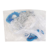 Easy Throw Fishing Cast Net (6ft/8ft Radius) - Heavy-Duty Bait Trap Net with Chain Bottom