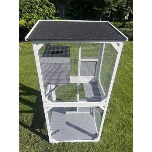 Outdoor & Indoor Cat Climbing Frame Game Cage – Large Multi-Level Pet Playhouse