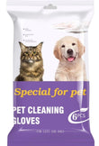 Pet Cleaning & Deodorizing Wipes – Hypoallergenic Coconut Oil Grooming Wipes for Dogs & Cats, Daily Care & Travel-Friendly