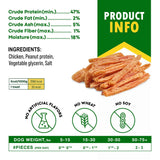 Chicken Strips Dog Treats – Human-Grade Grain-Free Meat Sticks for Healthy Chewing (10.6 oz)
