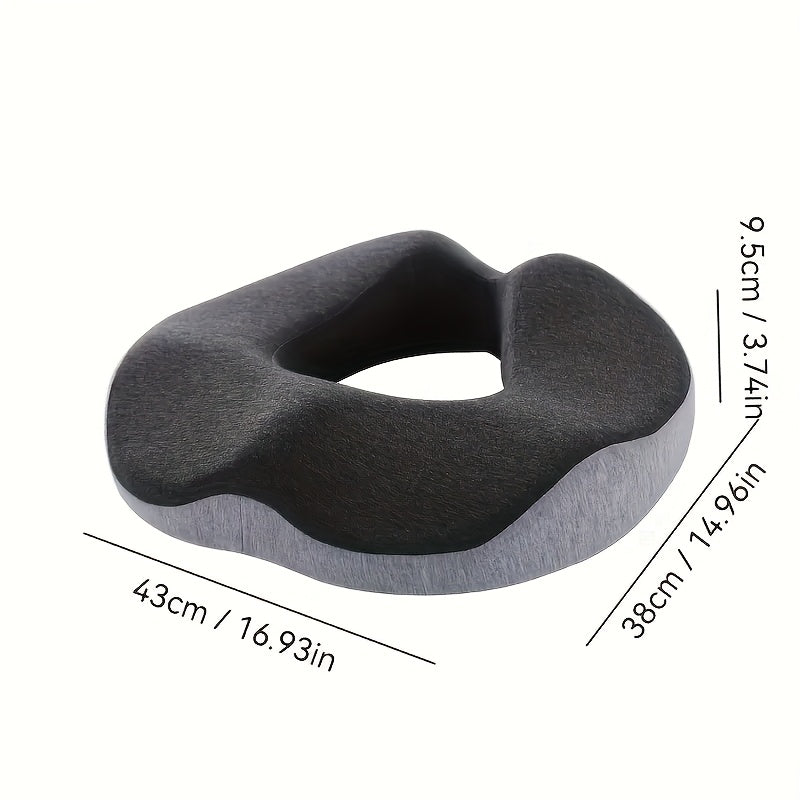 Pressure-Relieving Memory Foam Seat Cushion – Ultra-Dense Ergonomic Support for Office, Car & Wheelchair 🛋️