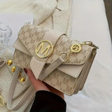 Women’s Stylish PU Leather Shoulder Bag – Simple Flap Crossbody Purse & Handbag