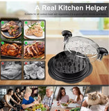 Large Chicken Shredder Tool – Twist-Style Meat Shredding Grinder with Ergonomic Handles & Non-Slip Base (BPA-Free)