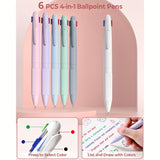 56 PCS Aesthetic School Supplies Set with Large Pencil Case – 6 Ballpoint Pens, 12 Pastel Pencils, 5 Gel Pens & 9 Automatic Pencils 🎒