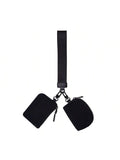 Keychain Wristlet Wallet for Women 💖 Mini Dual Pouch Wallet with Zipper – Stylish & Functional