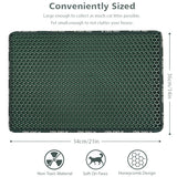 Double-Layer Rice-Shaped Cat Litter Pad – Waterproof Non-Slip Mat for Trapping Litter & Easy Cleaning
