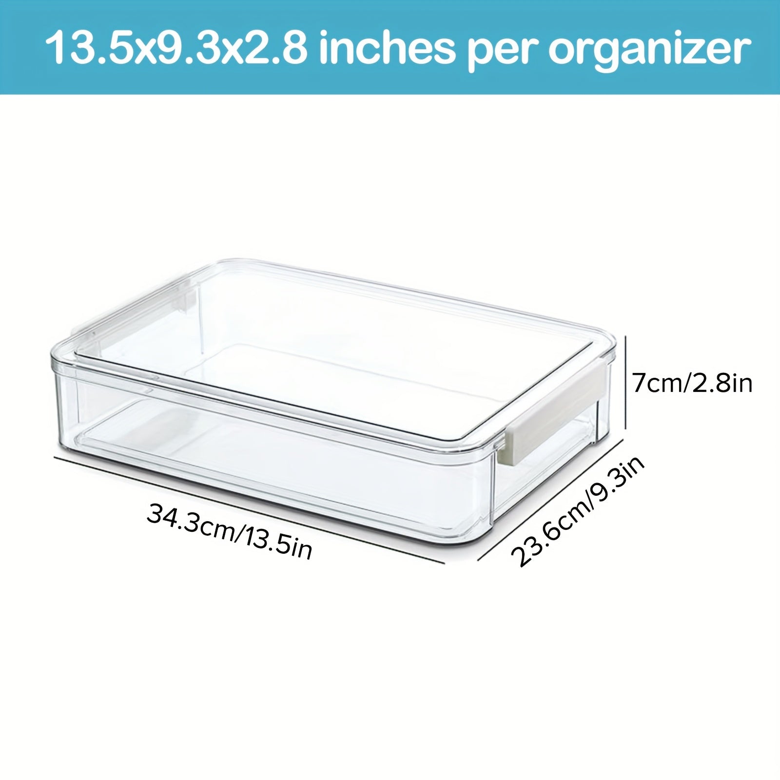 5-Piece Clear Plastic File Storage Boxes with Lids – Portable Stackable Organizer for Tools, Jewelry & Craft Supplies 🎨