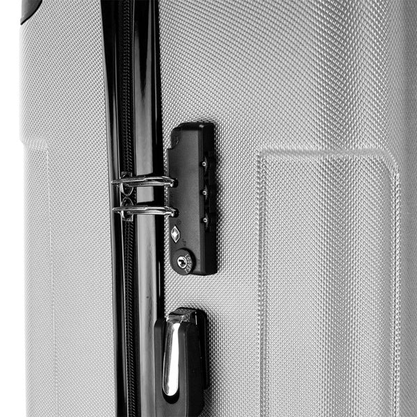 3-in-1 ABS Portable Hard Shell Luggage Set – Lightweight Spinner Suitcases (20", 24", 28")