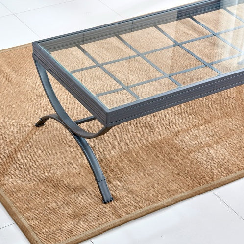 Emerson 3-Piece Coffee & End Table Set - Modern Faux Marble Living Room Tables (Silver)