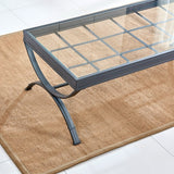 Emerson 3-Piece Coffee & End Table Set - Modern Faux Marble Living Room Tables (Silver)