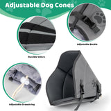 Pet Elizabethan Collar – Single Layer Recovery Cone for Cats & Dogs (M Size)
