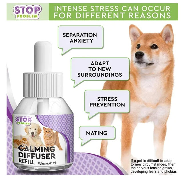 Cat Calming Diffuser 🐾 Anti-Anxiety Plug-In with Pheromones – Stress & Behavior Relief for Happy Cats
