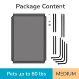 Pet Beds – Soft Plush Washable Cushion with Supportive Padding & Non-Slip Bottom for Cats, Puppies & Small Dogs