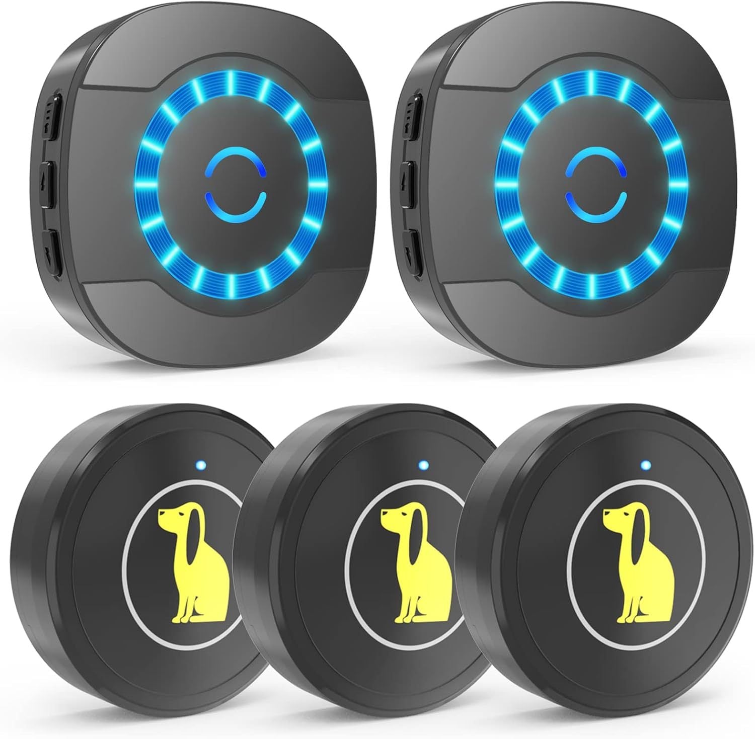 Adjustable Waterproof Dog Doorbell – Touch-Activated Potty Training Bell with Long-Range & Custom Tones