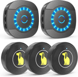 Adjustable Waterproof Dog Doorbell – Touch-Activated Potty Training Bell with Long-Range & Custom Tones