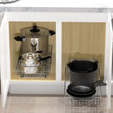 Under Cabinet Pull-Out Sliding Shelf Drawer – Heavy-Duty Ball-Bearing Organizer (21” x 11”)