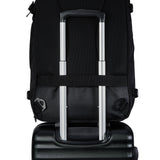Amazon Basics 40L Expandable Carry-On Travel Backpack with Laptop Compartment – Dual-Use Backpack & Shoulder Bag (Black)