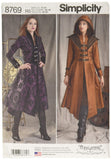 Simplicity 8769 Women’s Medieval Cosplay Coat Sewing Pattern – DIY Fantasy Queen of the North Costume