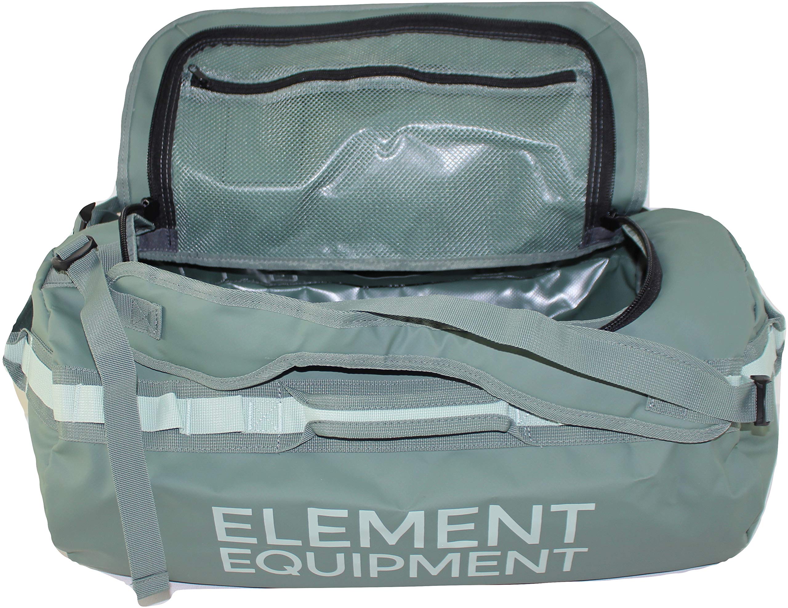Element Equipment Trailhead Waterproof Adventure Duffel Bag with Backpack Straps – Rugged Travel Gear (Olive Green)