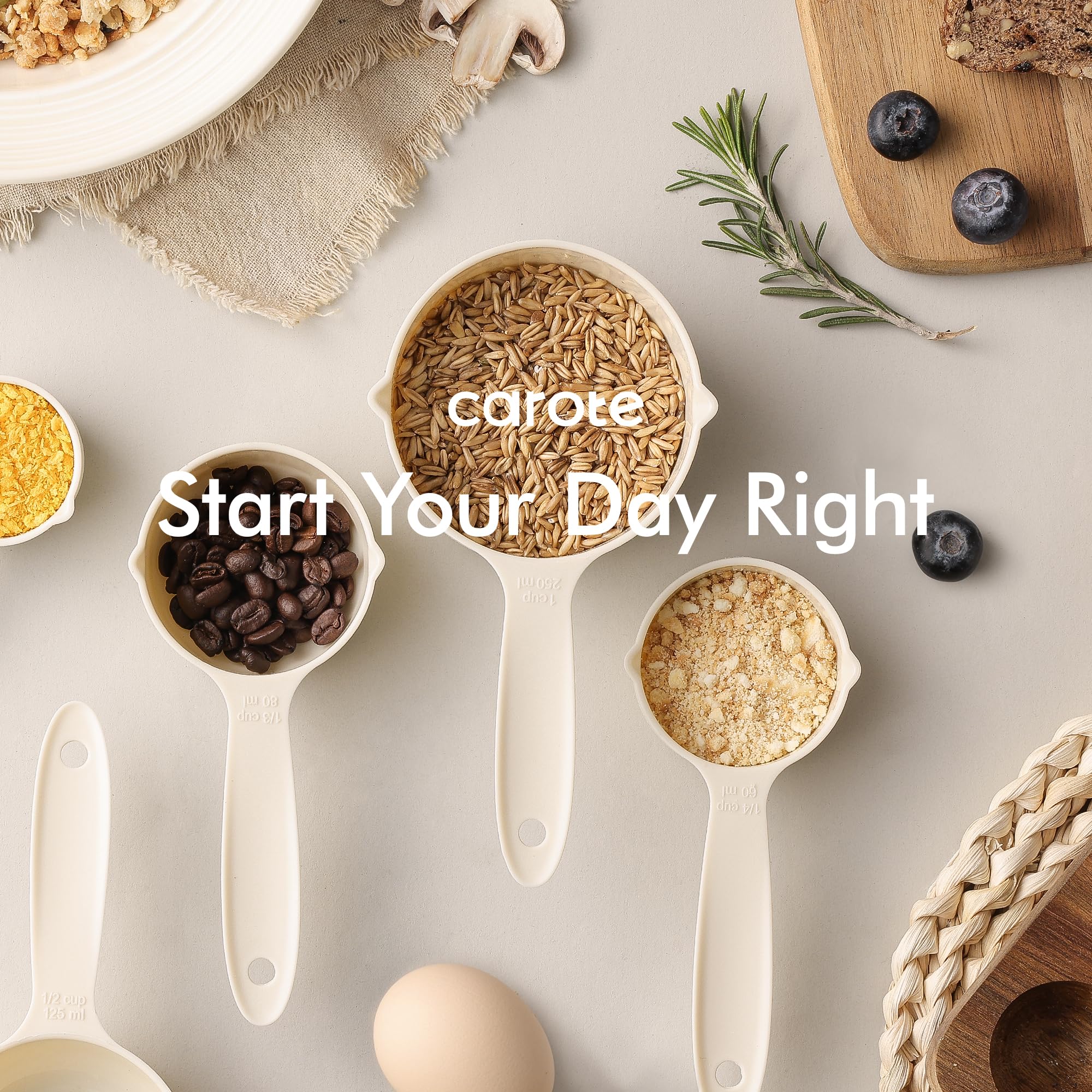 22-Piece Silicone Kitchen Utensil Set with Wooden Handles – Durable Core, Non-Stick Safe (Cream White)