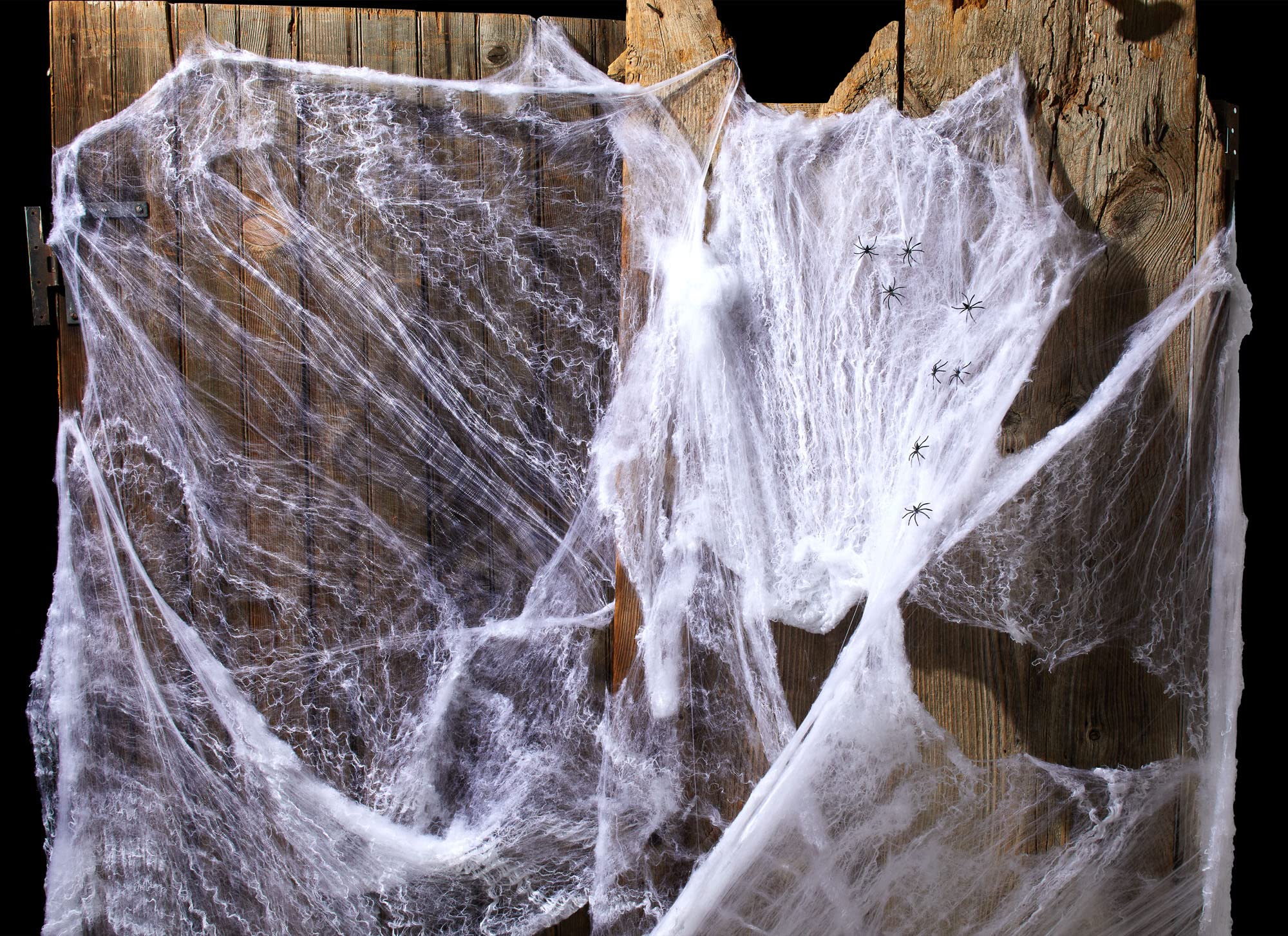Halloween Spider Web – 200 Sq. Ft. Stretchable Cobweb Decoration for Indoor & Outdoor Spooky Displays