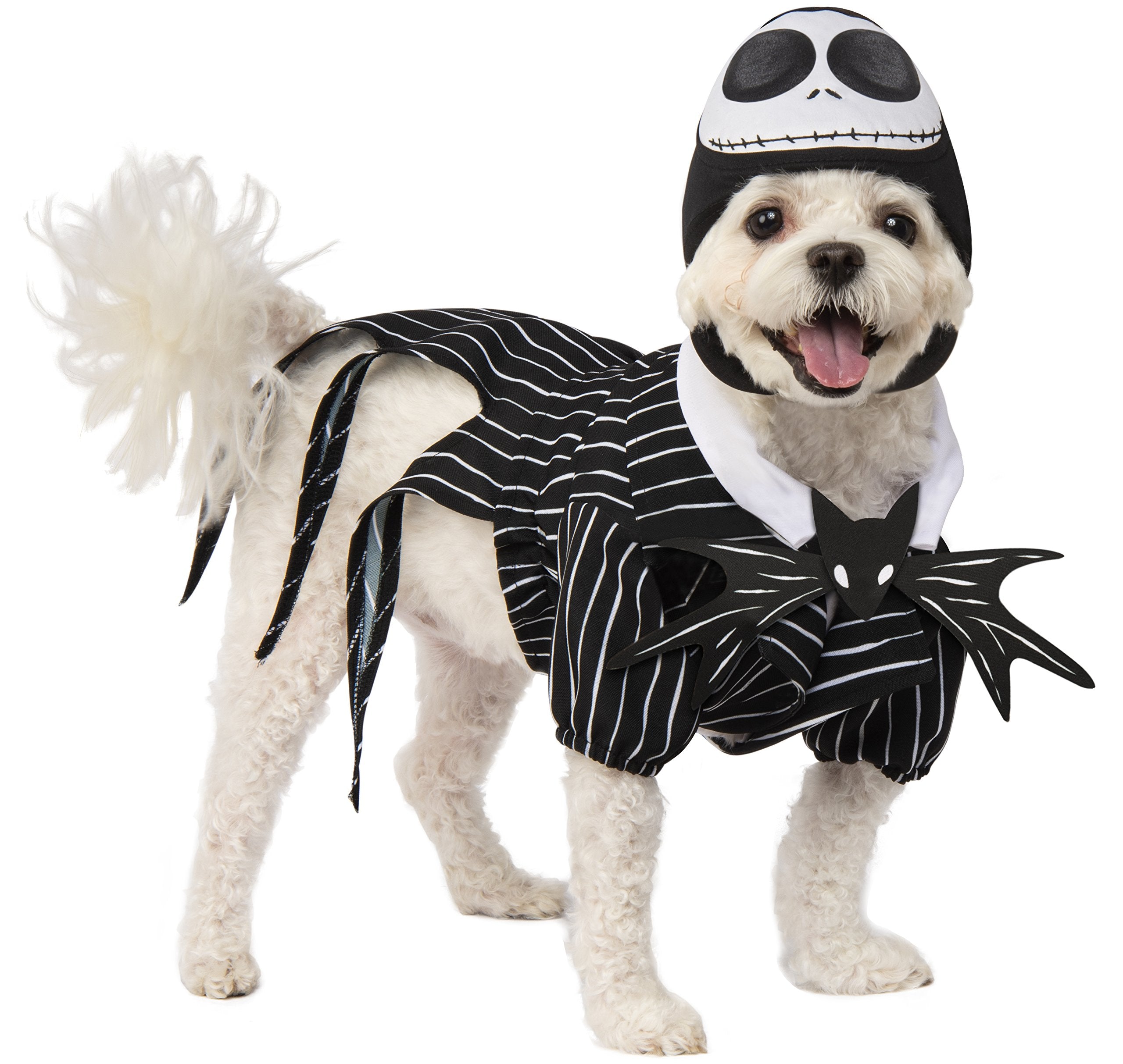 Disney Jack Skellington Pet Costume – Official Nightmare Before Christmas Outfit by Rubie’s (XL, 30–45 lbs)