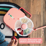 Taro Purple Snack Spinner Lunchbox with Sandwich Compartment