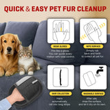 Reusable Pet Hair Remover Gloves with Static Technology, Washable Fur Removal Tool for Clothes, Furniture, Carpets, and Car Interiors