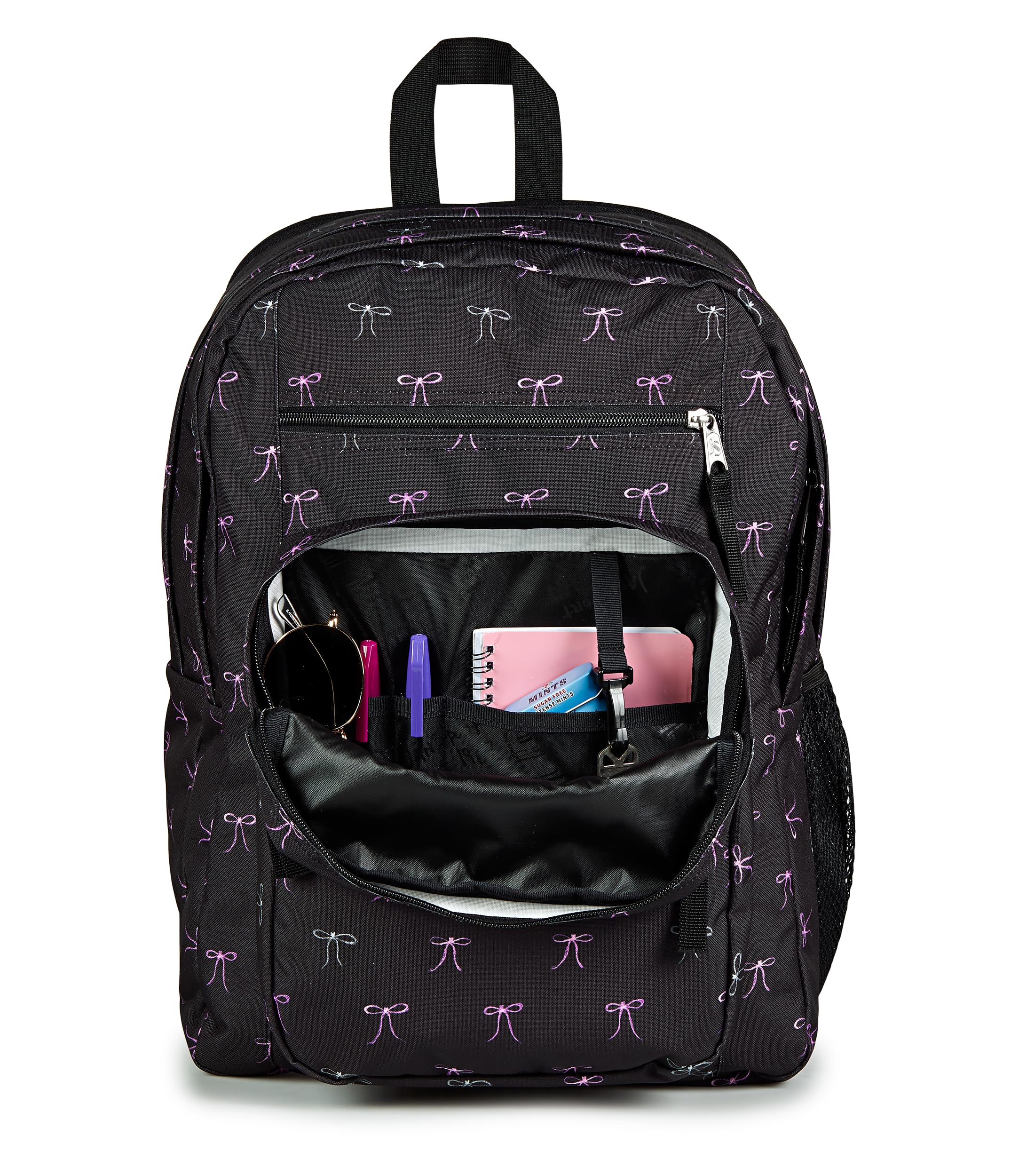 JanSport Big Laptop Backpack – Extra Large 34L Backpack with 15” Laptop Sleeve (Bad Bows)