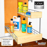 Lynk Professional Select Pull-Out Under-Sink Cabinet Organizer – Heavy-Duty Sliding Shelf with ProGlide System