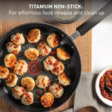 T-fal Ultimate Hard Anodized Nonstick Cookware Set – Thermo-Spot Technology, Durable & Oven Safe