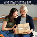 54-Piece Stainless Steel Kitchen Utensil Set – Durable, Heat Resistant & Timeless Design (Silver)