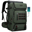 Witzman Airline-Approved Carry-On Travel Backpack Convertible Duffle Bag – Army Green