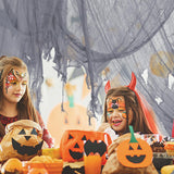 400" x 40" Gray Creepy Cloth – Halloween Spooky Gauze Fabric for Haunted House, Party & Scary Decor