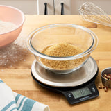 Digital Kitchen Scale with Stainless Steel Platform – Precision Food Scale with LCD Display