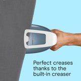 Conair Turbo ExtremeSteam Blue Professional Handheld Garment Steamer 1875W with Aluminum Steam Plate and Creaser