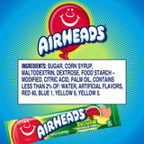 Airheads Sour Taffy Candy Bars – 36 Count Full-Size Pack (Sour Watermelon Punch Flavor)