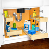 Lynk Professional Select Pull-Out Under-Sink Cabinet Organizer – Heavy-Duty Sliding Shelf with ProGlide System